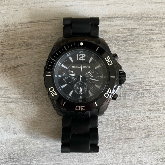 Black Michael Kors Watch - Picture 1 of 4